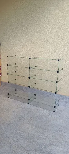 Balcão de vidro temperado 120 X 30cm