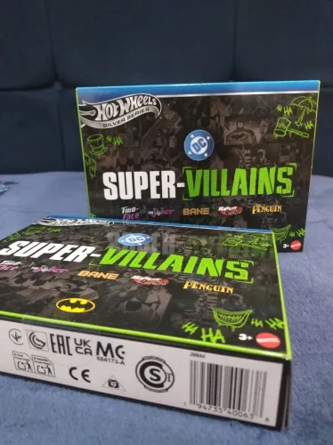 RARIDADE! Pack Hot Wheels Silver Series DC Super Vilões Lacrado [COLECIONADOR]