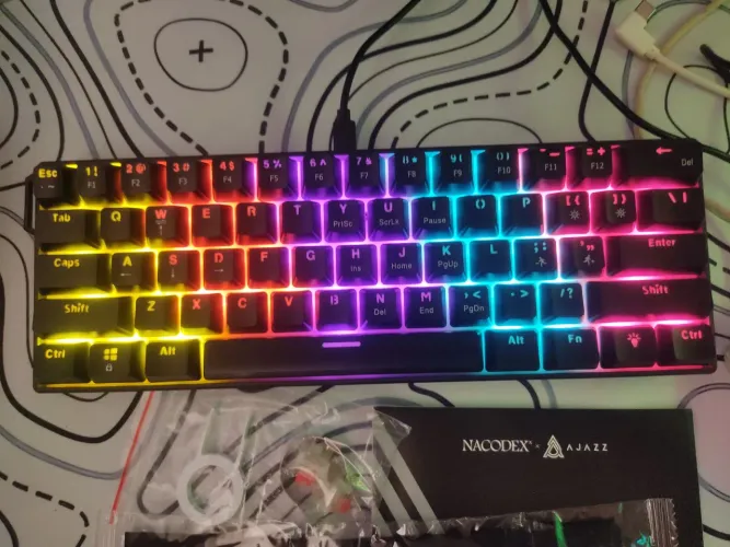 teclado mecânico switch red