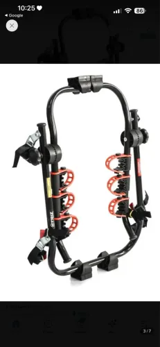 Suporte de bicicleta p/ carro. SUPORTA 3bike
