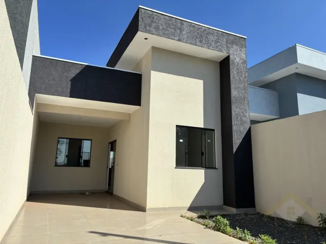 Casa para Venda em Maringá, Loteamento Madrid, 3 dormitórios, 1 banheiro, 2 vagas