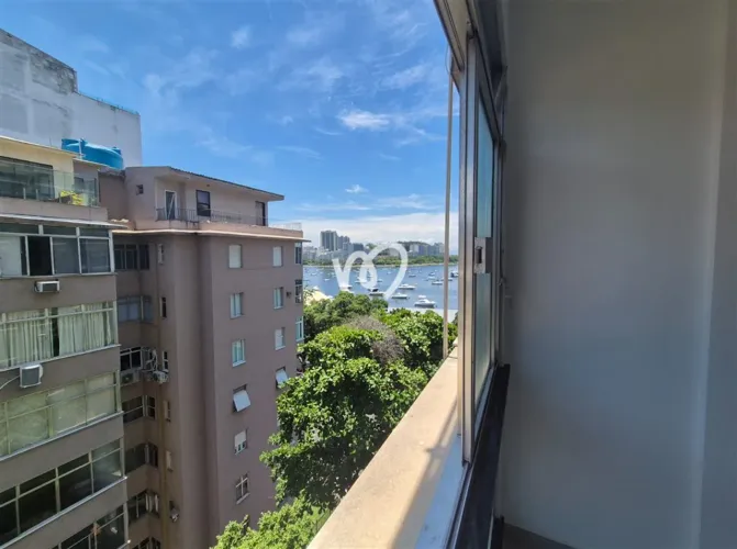 Viver Apartamento em Botafogo com 3 quartos com vista para o mar e montanha!s um privilégi