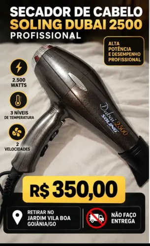 SECADOR PROFISSIONAL 2.500 WATTS