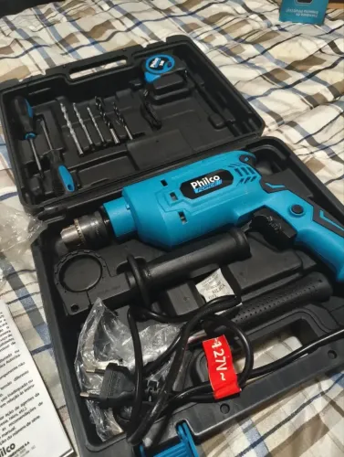 Kit Furadeira de Impacto Philco 650W com Maleta e Acessórios