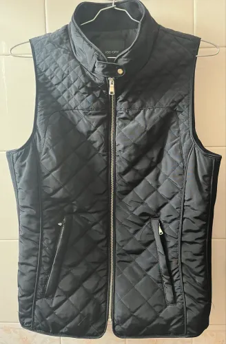 Colete puffer preto