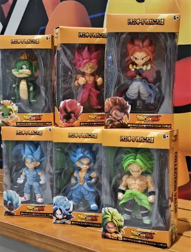 KIT PVC DRAGON BALL DAIMA : 6 PERSONAGENS KIT PVC DRAGON BALL DAIMA : 6 PERSONAGENS 