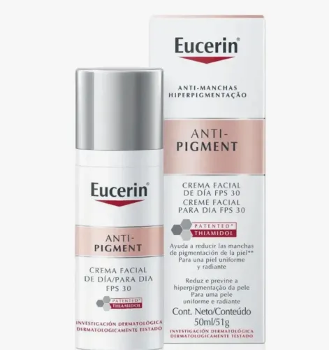 Creme Facial Dia Eucerin Anti-pigment Fps30 Hiperpigmentação