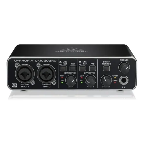 Interface de som Behringer