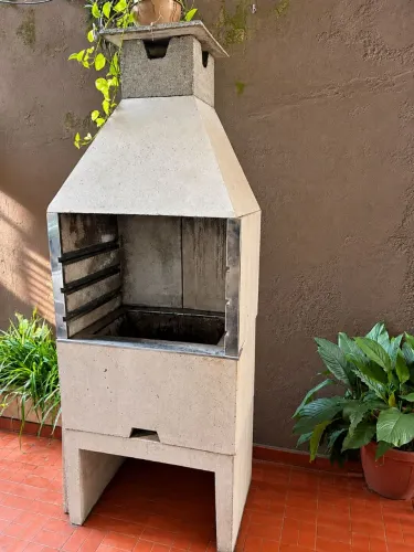 Churrasqueira modular de concreto
