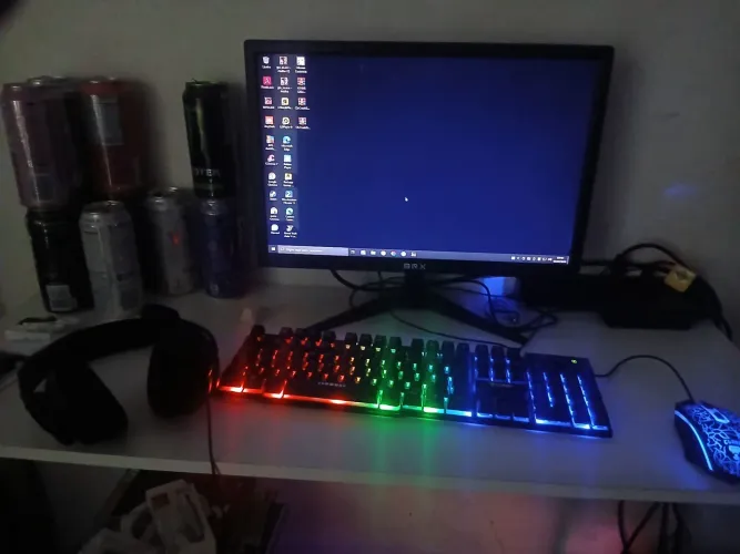 Pc Gamer Completo Semi-novo, Amd Ryzen 5 5600g B450 16gb Ram 480gb Mon. 20