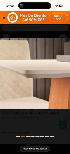 Mesa 2 lugares