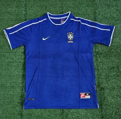 Camisa do Brasil Retrô 1998 Azul