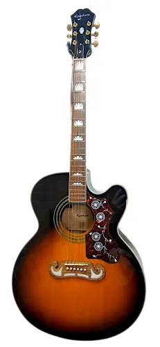 Violão Epiphone Ej200 Sce Vs Jumbo Cutaway Ativo