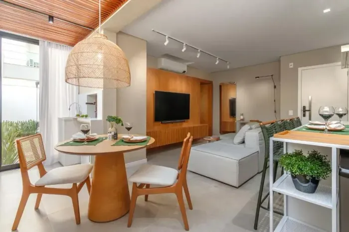 Apartamento Garden mobiliado no Novo Campeche | 2 dormitórios