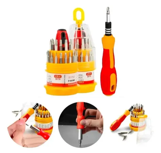 Mini Kit Ferramentas Chaves Precisão Fenda Philips Versatil