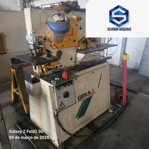 Metaleira Geka 45 ton - maquina de corte perfil - Multisuso