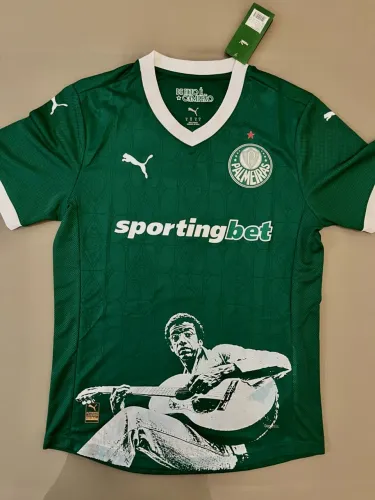 Camisa Palmeiras personalizada Jorge ben jor - versão jogador
