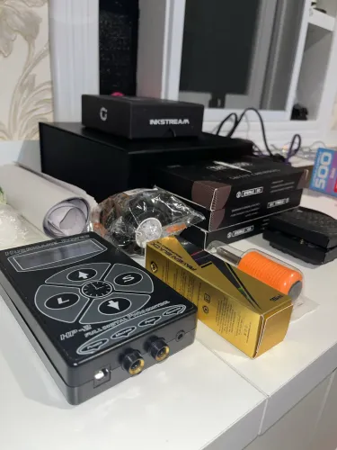 KIT TATUAGEM - Maquina Rotativa PROFISSIONAL Inkstream