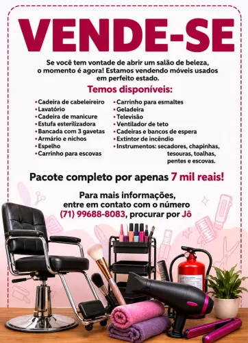 Combo Salão de beleza completo