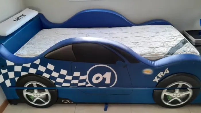 Cama Carro ( Bicama ) Infantil Estofada