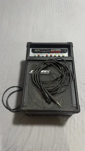 Caixa de Som Amplificada Datrel DMU-8.50 + Cabo para Guitarra / Violão (XLR x P10)