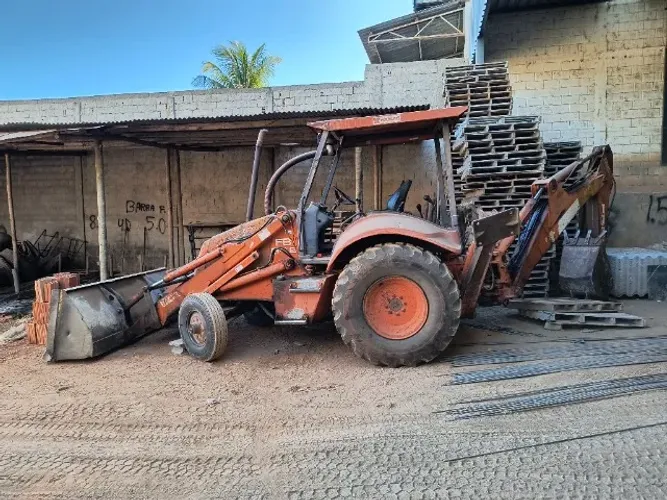 Retro escavadeira fiatallis
