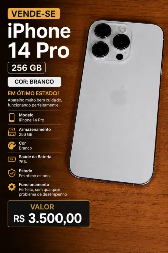 Vendo iPhone 14 Pró
