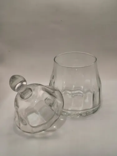 Bomboniere de Vidro Transparente - Excelente Estado