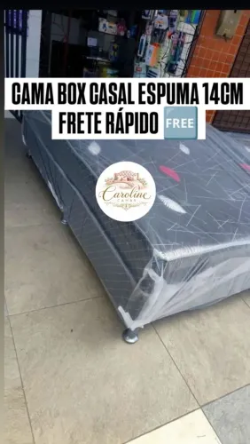 Cama box + colchão celado