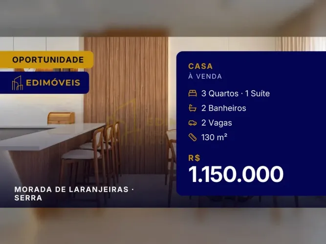Linda casa duplex em Morada de Laranjeiras com 3 quartos e área gourmet