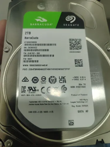 HD 2TB SEAGATE BARRACUDA