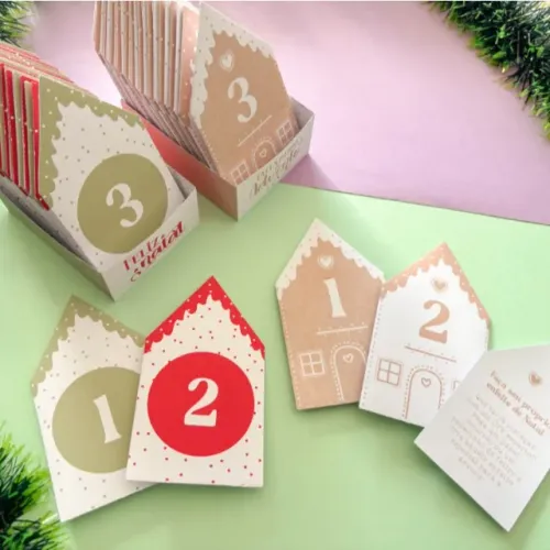 ADVENTO DE NATAL- CASINHAS MENSAGENS DE FÉ 25 DIAS