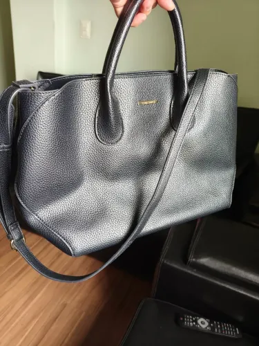 Bolsa grande de couro Constance