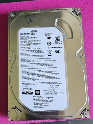 HD seagate 500gb