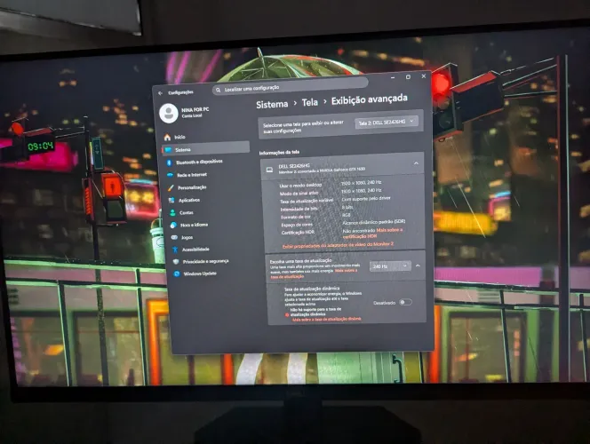Monitor Gamer Dell 240hz