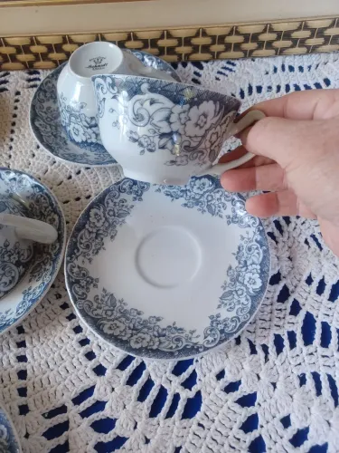 Xícaras de chá porcelana Schmidt