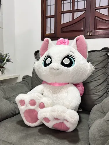 PELÚCIA GATINHA MARIE GRANDE - ORIGINAL DISNEY