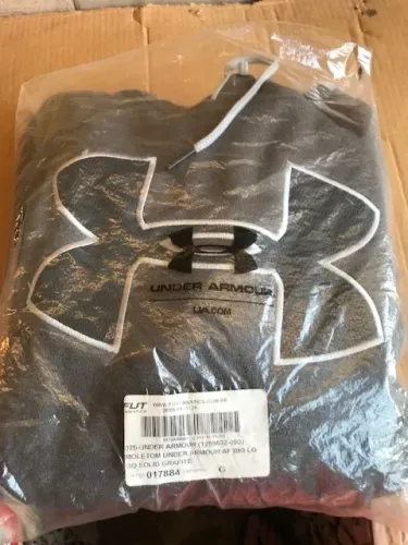 MOLETOM UNDER ARMOUR AF BIG LOGO SOLID GRAFITE - TAMANHO: G