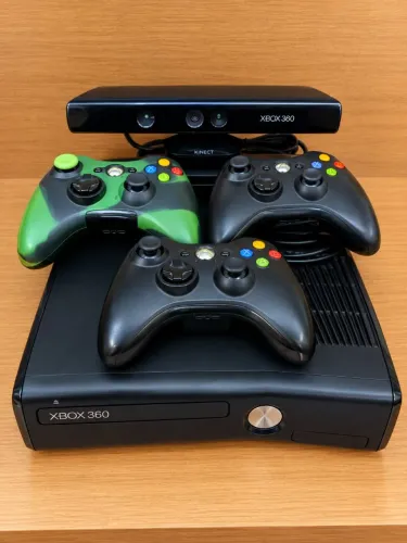 Xbox 360 Desbloqueado RGH + KINECT + 3 Controles