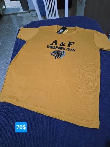 Camisa Grife peruana elastano da Abercrombie & Fitch M