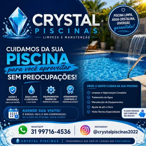 Limpeza e manutenção de piscinas