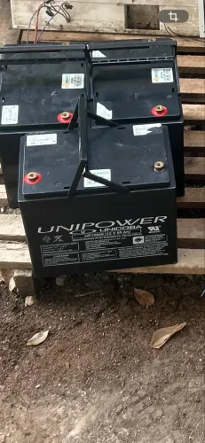 ? Bateria 12V 80Ah - Excelente Estado! bateria selada Unipower 12V 80Ah (VRLA)