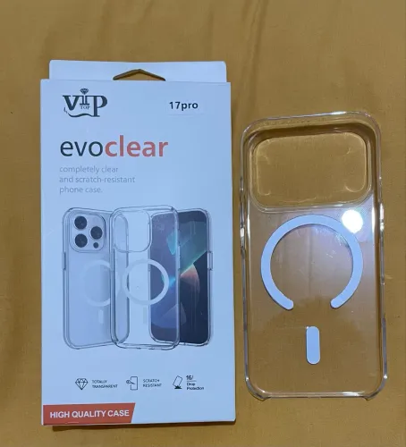 Case acrílico MagSafe Apple iPhone 17 pro transparente