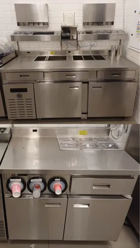 Balcão refrigerado sorveteria 