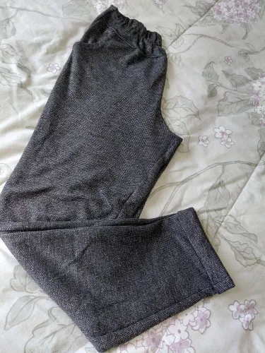 Calça social de lãziinha com barra italiana