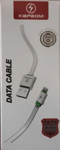 Cabo USB Lightning KAEROM - Carregamento Rápido 4.8A