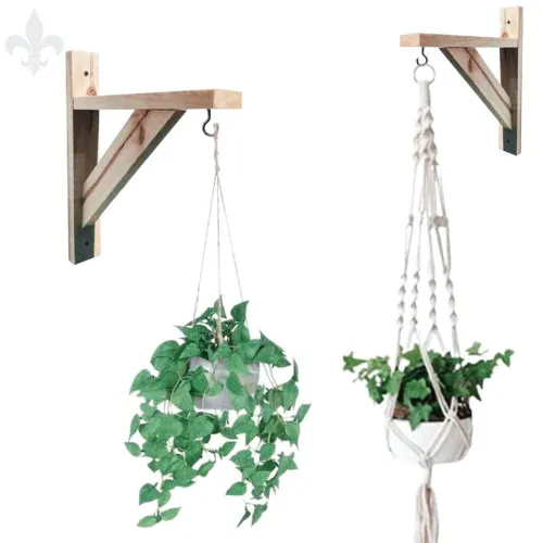 Suporte para pendurar plantas kit com 04