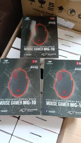 MOUSE GAMER C3TECH MG-10BK COM 5 BOTÕES