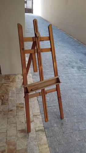 Cavalete pintura em tela 