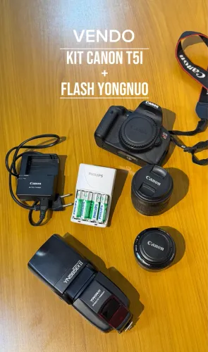 Kit Canon t5i + 50mm